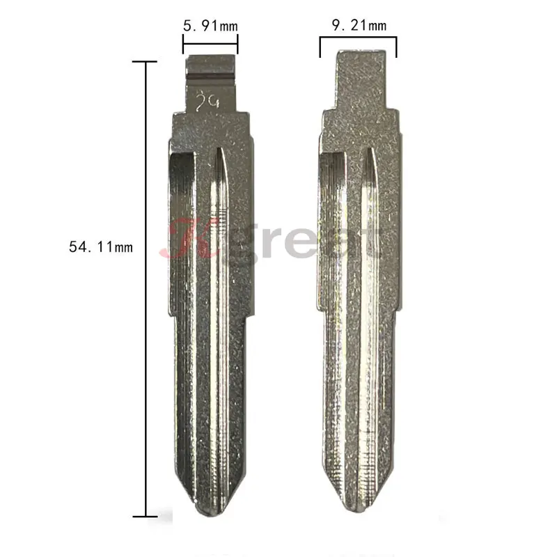 KD Key Blade 29# 10pcs HYN7R Metal Uncut Blank Flip Remote Key Blade for Keydiy KD Xhorse VVDI for Hyundai SONATA MOINCA KIA