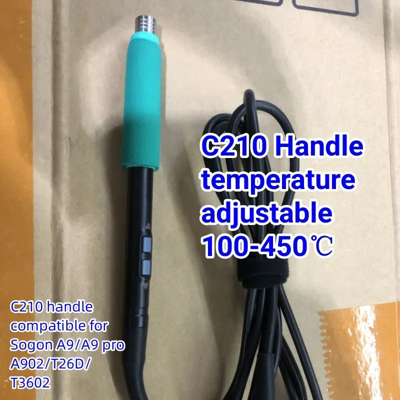 Jbc Sugon Aifen A10 A9 A9 Pro T21 T3602 납땜 스테이션 핸들, C115 C210 C245 납땜 팁 교체 용접 도구