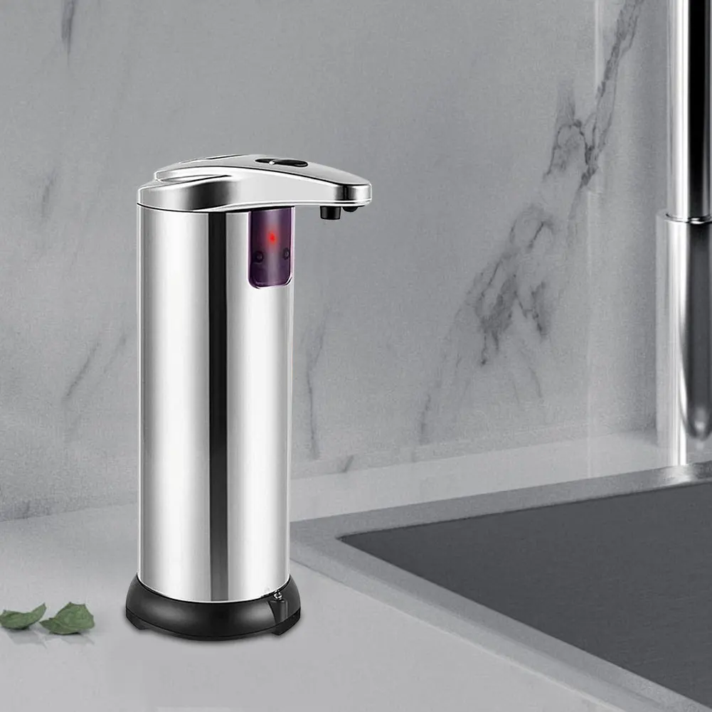 Automatic Soap Dispenser Touchless Dish Soap Dispenser Stainless Steel Hands Free Auto Soap Dispenser for Bathroom Kitchen 6