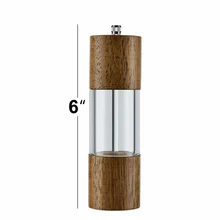  Pepper Mill Manual Salt Spice Grinder With Adjustable Ceramic Core Pepper Grinder Kitchen Gadgets Salt And Pepper солонка 