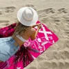Cartoon Anime Game Arcane J-Jinx Beach Towel Cartoon Cute Summer Kids Large Bath Pool Beach Towel Microfiber For Swimming Travel 5