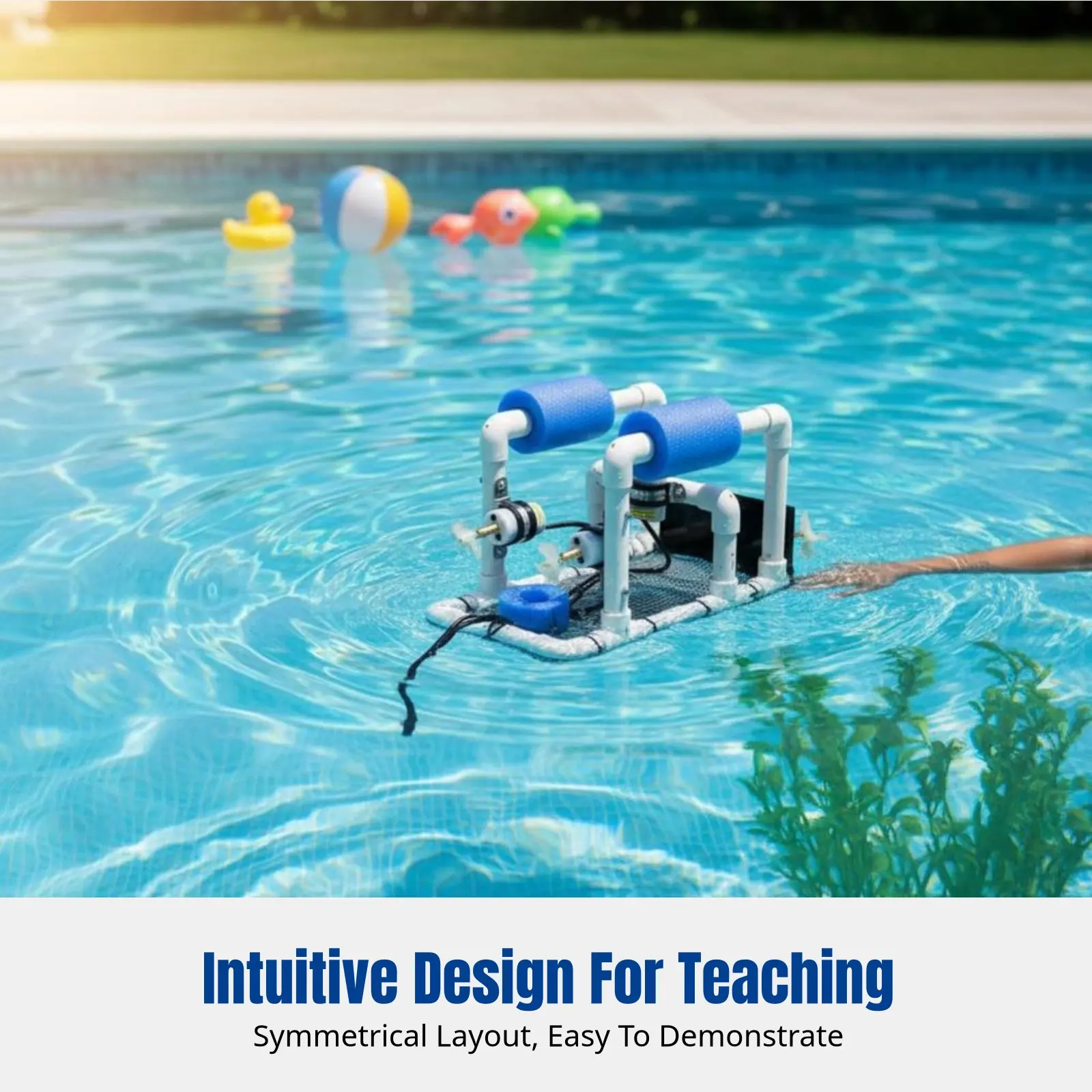 학생 교육용 DIY 수중 로봇 ROV, 브러시리스 추진기 키트, 탐험용, 카메라 없음, 긴 케이블