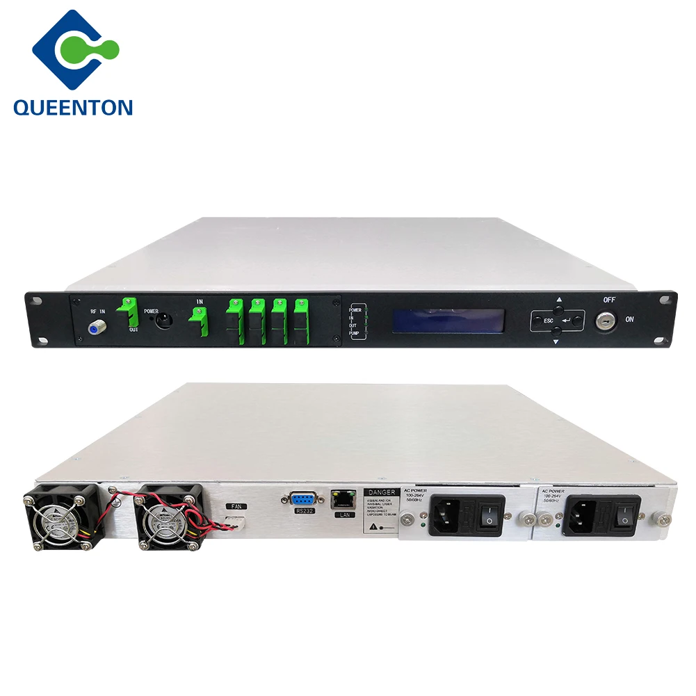 1550nm EDFA 4 Port Optical Amplifier 4*1dBm 1550nm For CATV Network