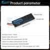 3S-14S 18650 Li-ion Lipo Lithium 7-40V Lead Acid Battery Level Indicator Tester LED Display Meter Module Capacity Voltage Meter 3