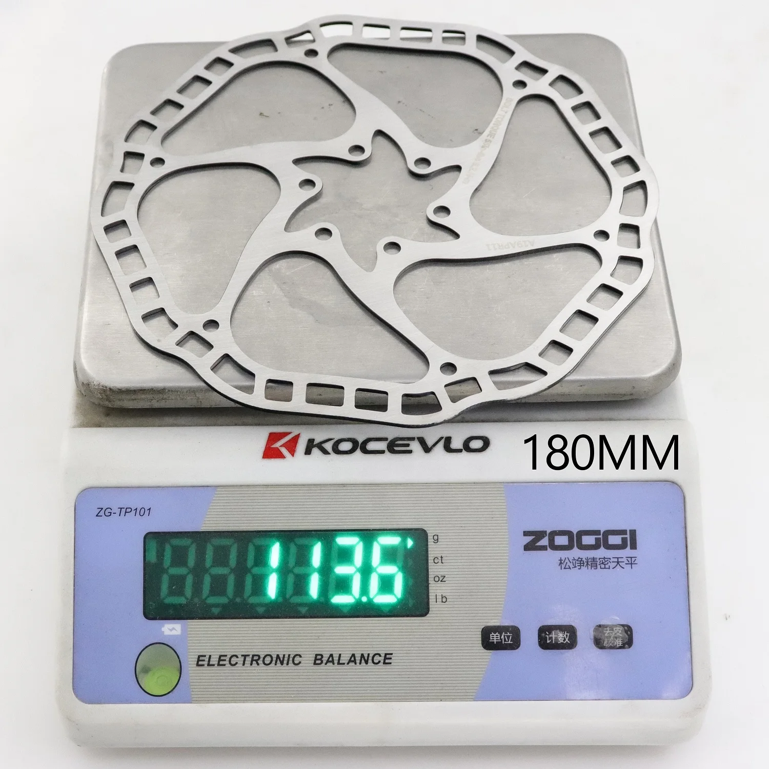 2PCS Kocevlo Bicycle Disc Brake Rotor Mountain Bike Brake Disc 160/180mm 6/7 inch with Free Bolts