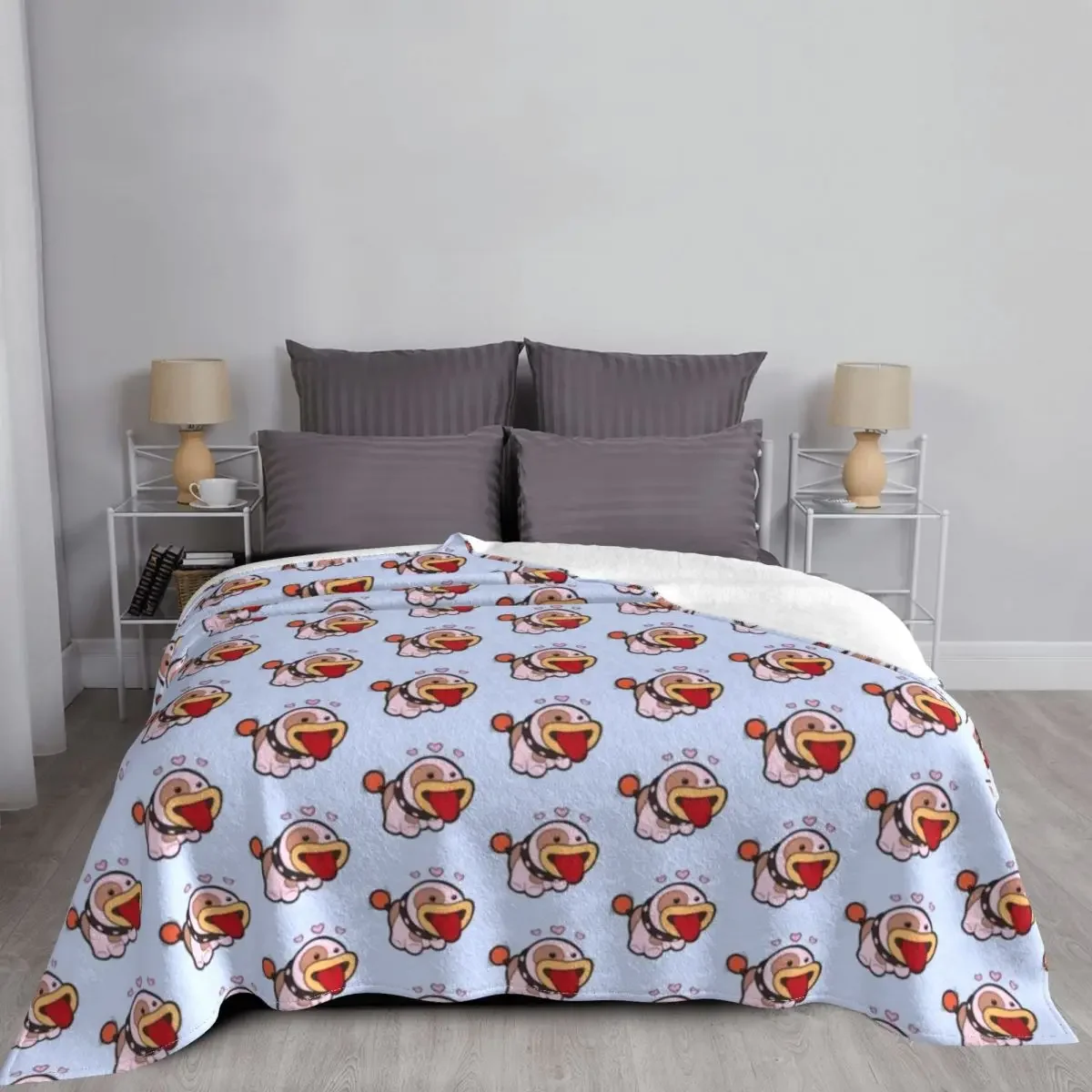 Poochy Throw 담요, 캠핑 럭셔리 St 담요