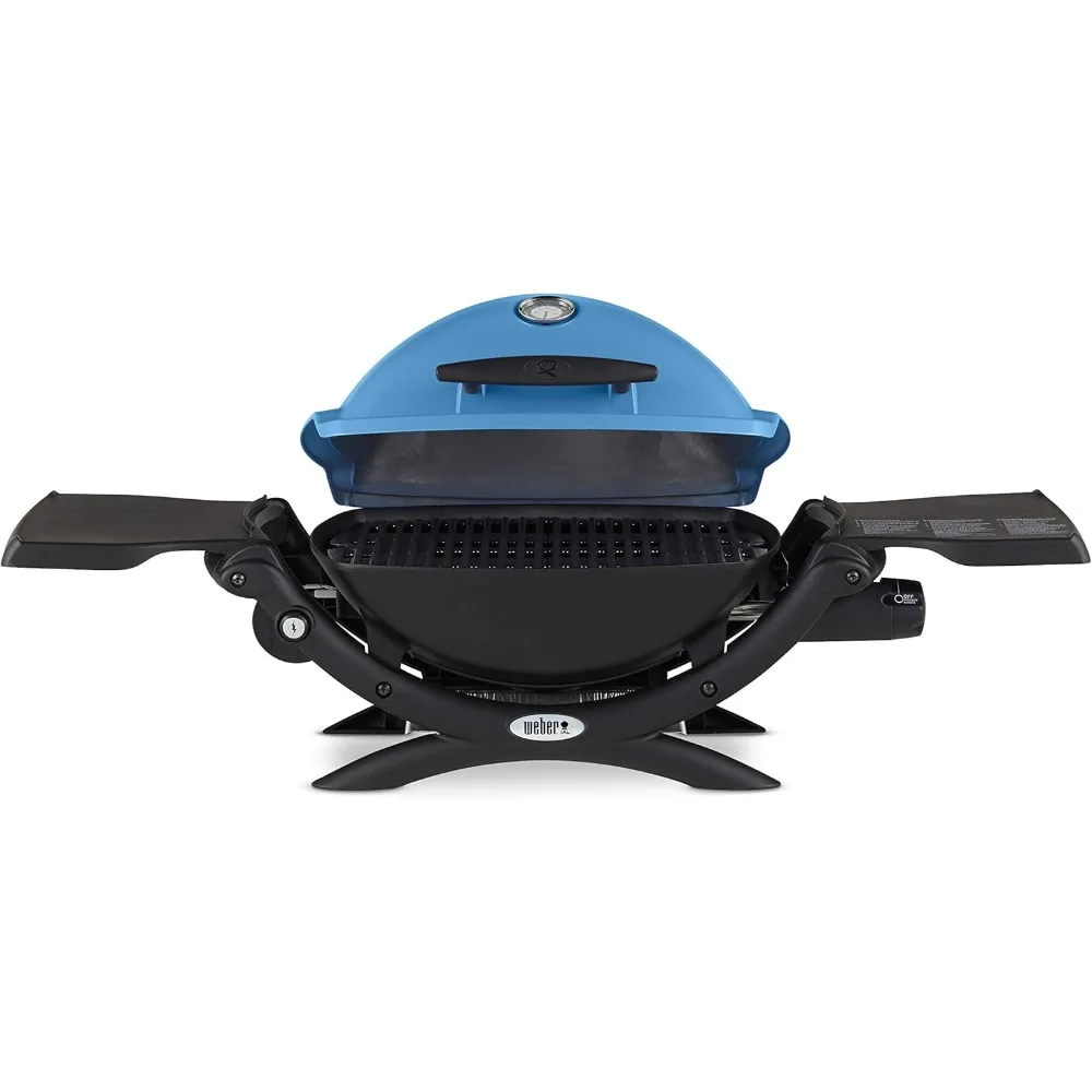BBQ Grill,Q1200 Liquid Propane Grill,stainless steel burner produces 8500BTU-per-hour to heat 189 square-inch total cooking area 2