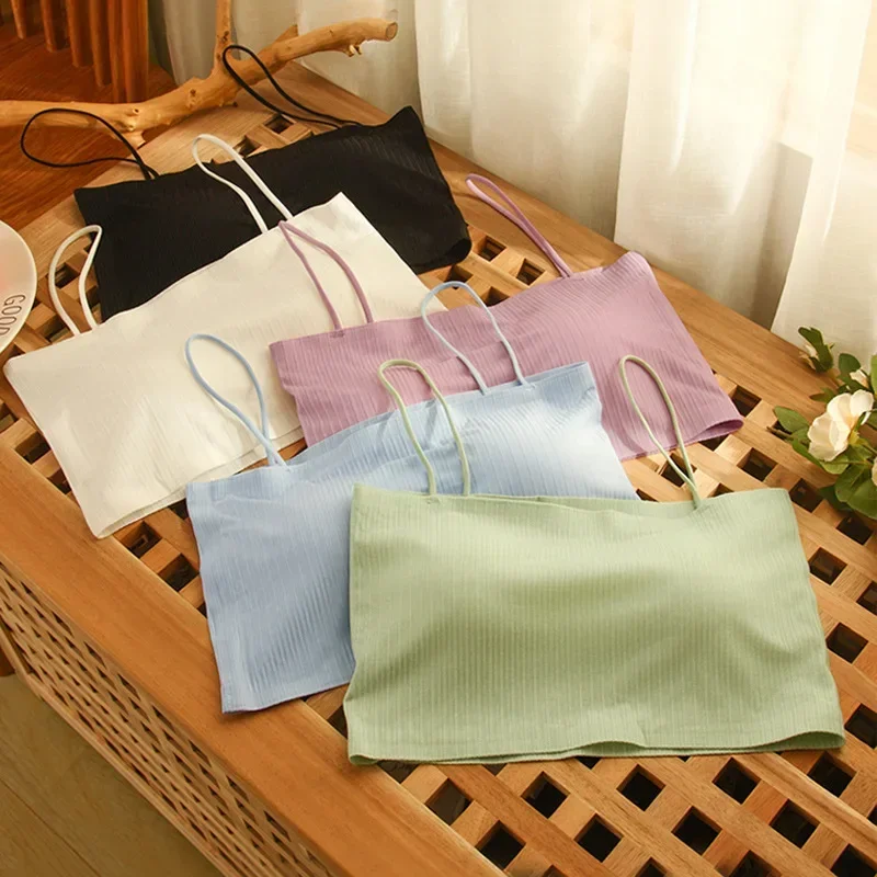 

The new hot ice silk seamless underwear strap beauty back anti-slip comfort with a bottom wrap vest