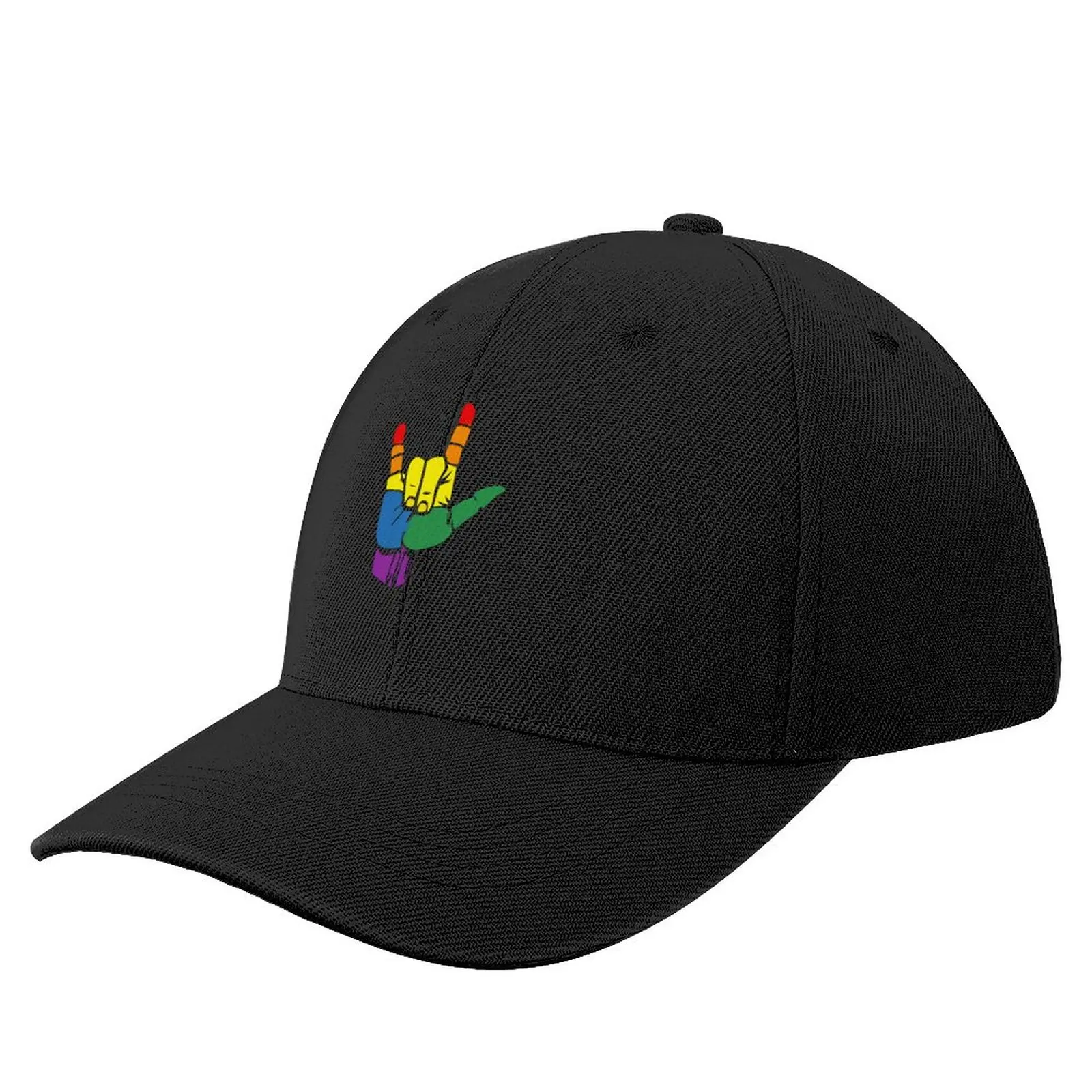 

Love Sign, I Love LGBT, Pride Flag, ASL Gift Baseball Cap New In The Hat Beach Outing Hip Hop Gentleman Hat Women's Hat Men's
