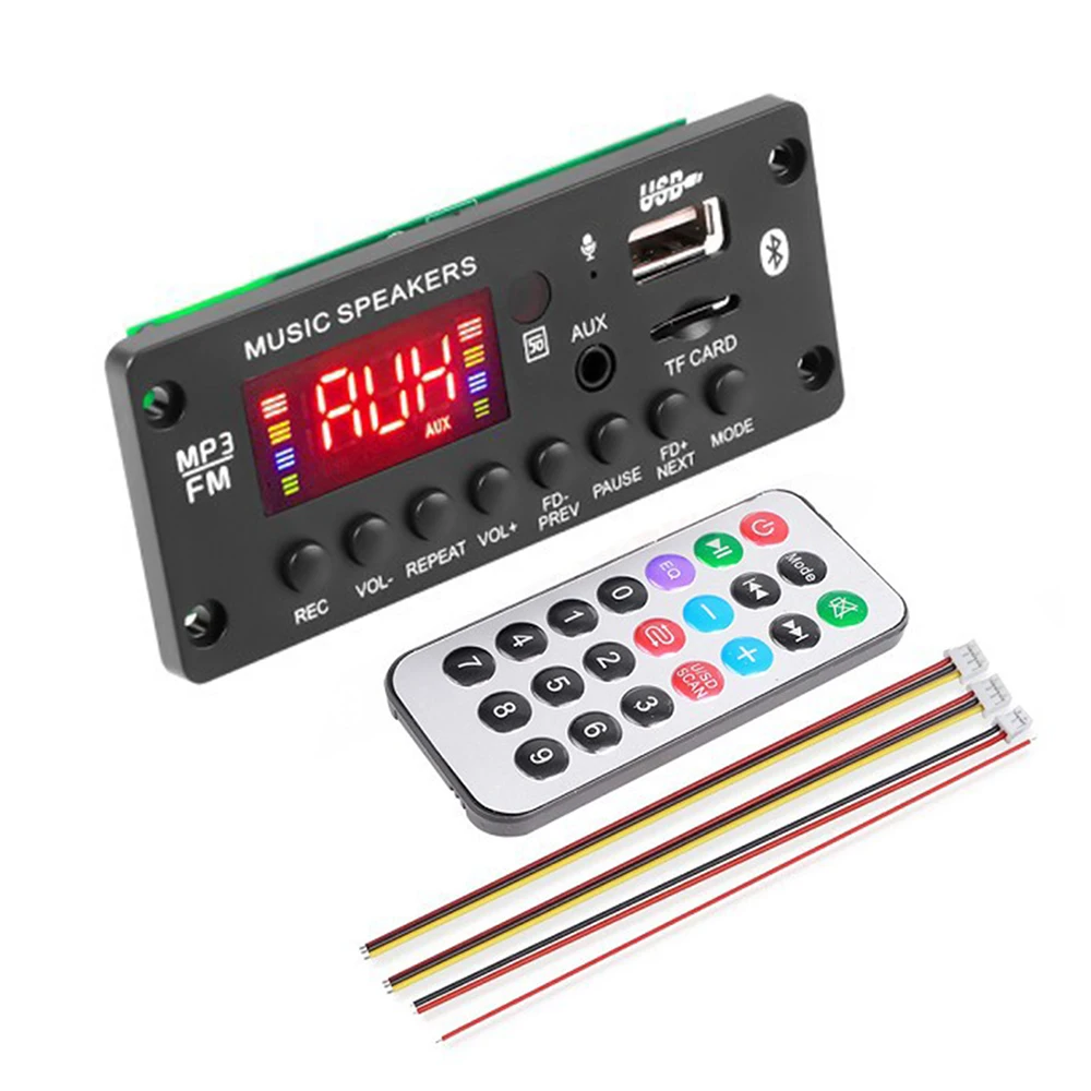 

AIYIMA Audio Board Bluetooth 5.0 Decoder Board MP3 Decoder Module Car Audio Board Color Screen Display For DIY