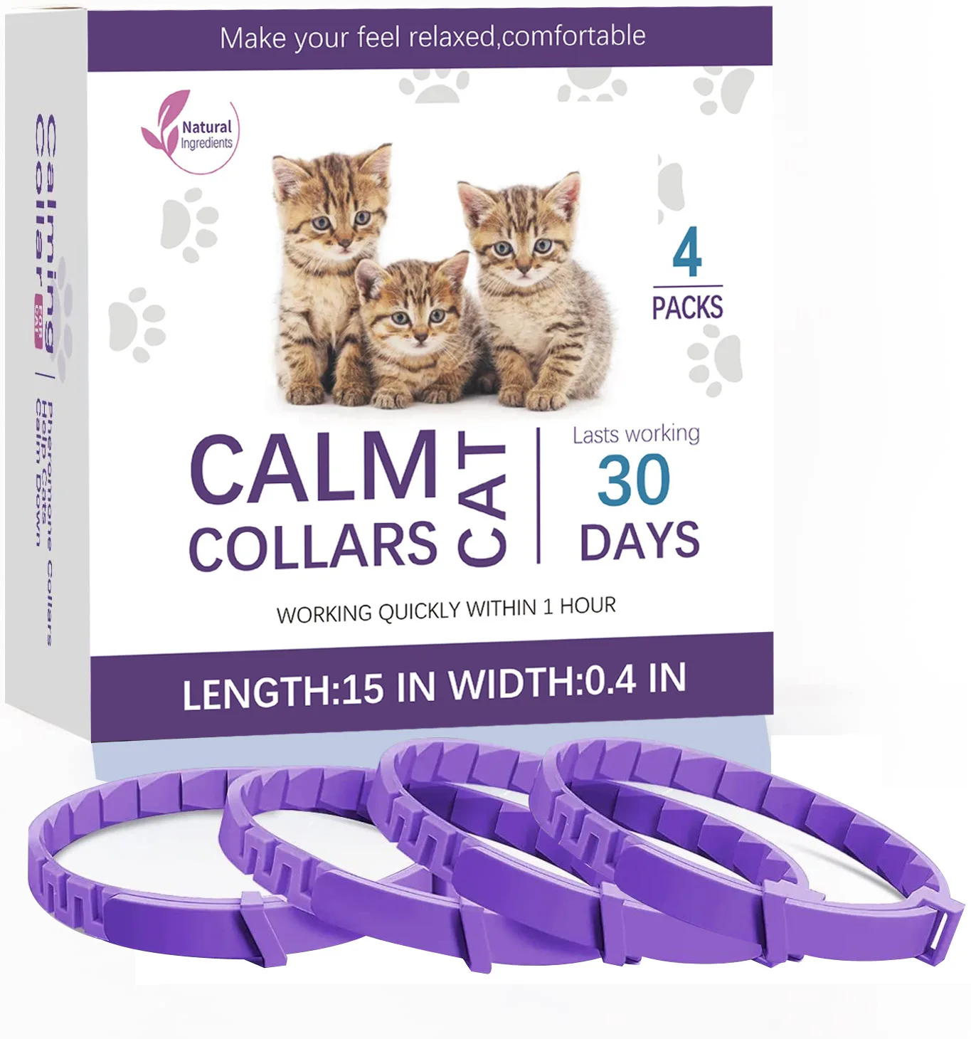 Sentry Calming Collar para gatos Pack 1 pack