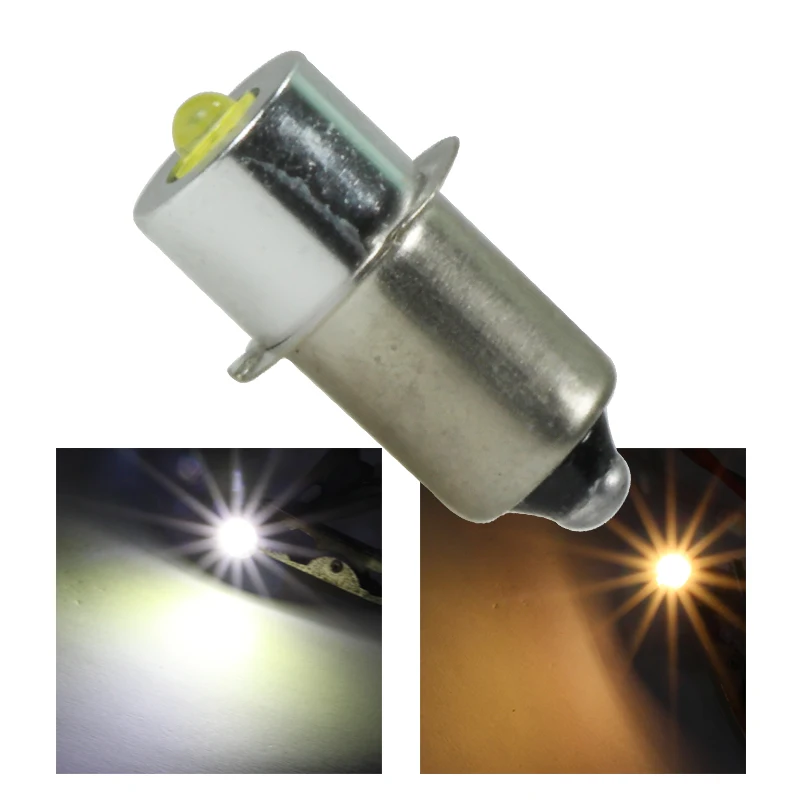SRunDe 2 PCS Lampadina Della Torcia P13.5S 5W Lampadine di Ricambio 6