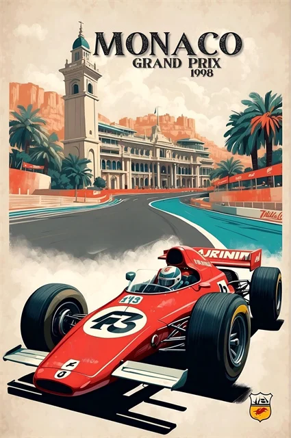 Affiche de sport automobile Vintage, Collection d'affiches de course, peinture sur toile d'art mural rétro, décoration de Bar, de salle de maison, cadeaux muraux