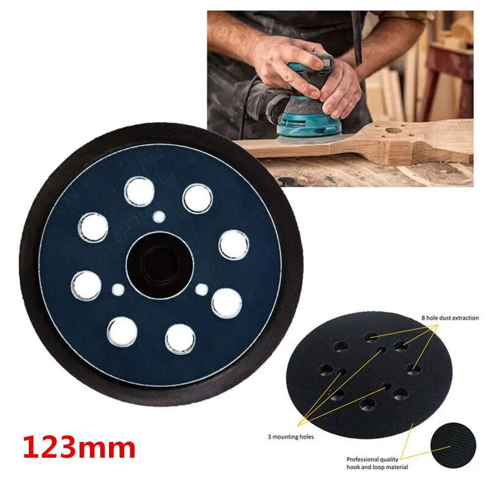 

Universal Replaceable SabreCut 123mm Orbital Sander Hook & Loop Backing Pad for Makita M9204 743081-8