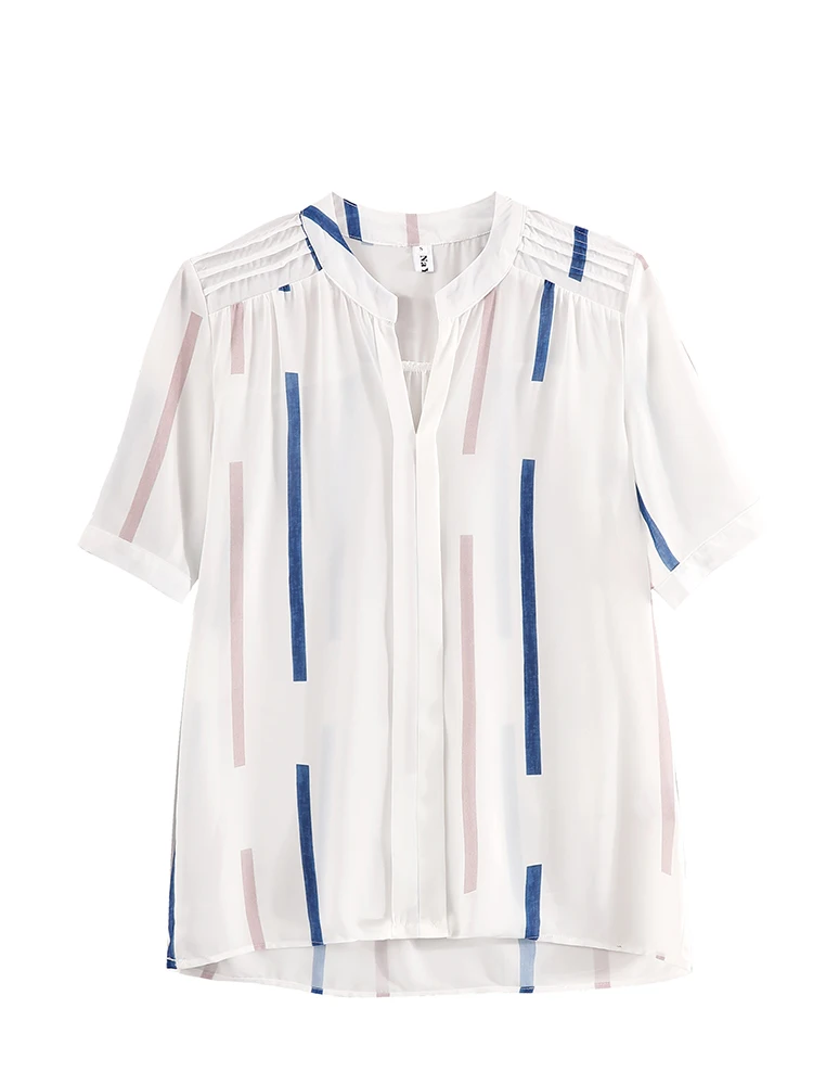 

QOERLIN Office Ladies Embroidery Shirt Women Long Sleeve White Blouse Hollow Out 2023 New Temperament Shirt Workwear Elegant