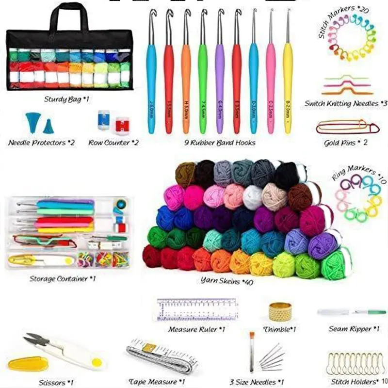 Professional Crochet Yarn Kit 2