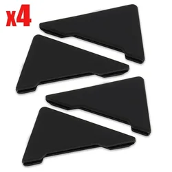 Silicone Car Door Corner Anti - Collision Protectors - Set of 2/4 (4pcs black)
