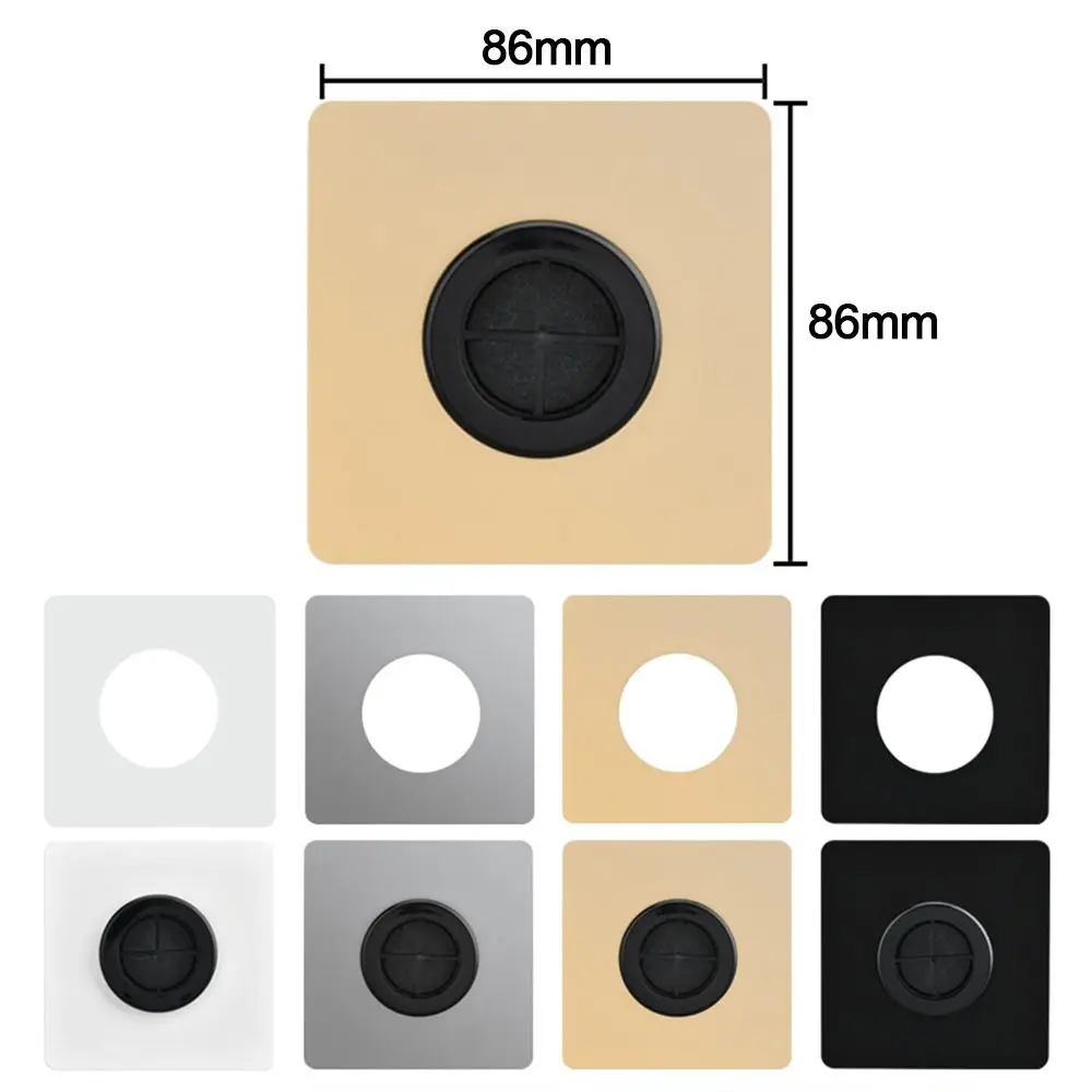 86Type Wall Blank Panel With Outlet Hole With Rubber Pad Cable Socket Panel Cable Organizer Storage Network,access panel