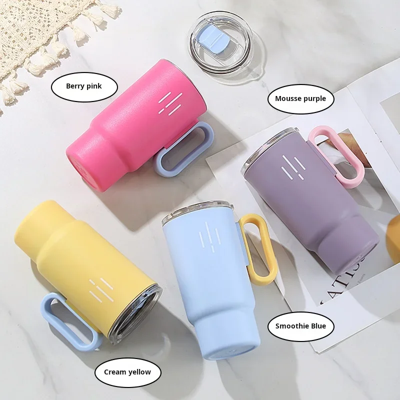 كوب معزول منزلي محمول بطبقة مزدوجة من الفولاذ المق...