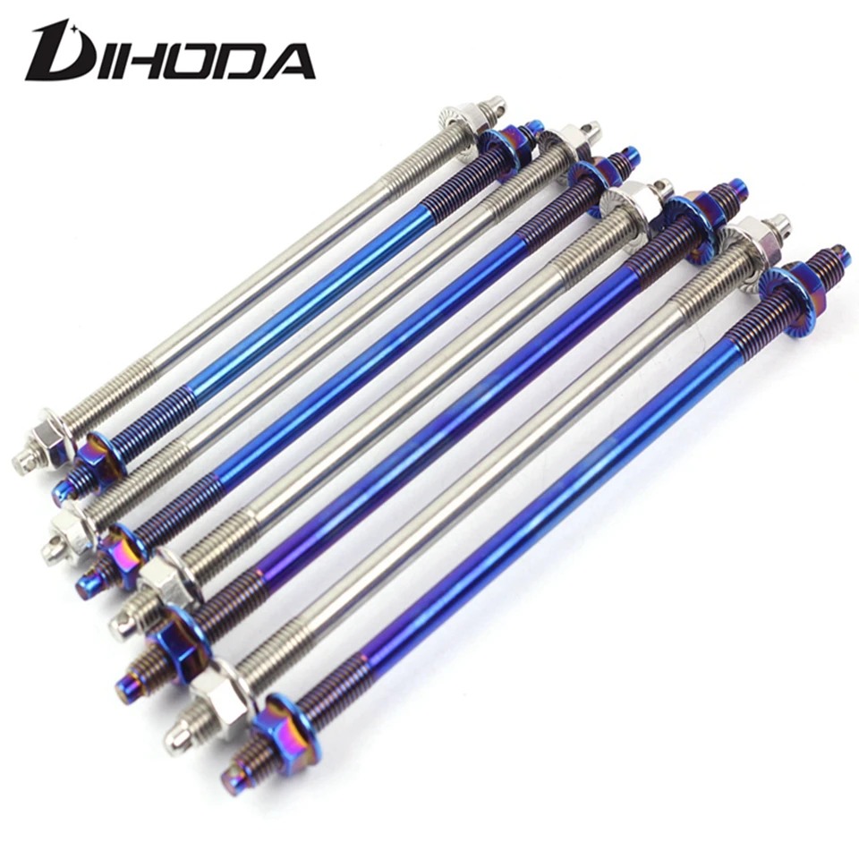 10/12 x 220/250/280 mm Front Wheel Axle for Suzuki Honda Yamaha RSZ Motorcycle dirt bike axle