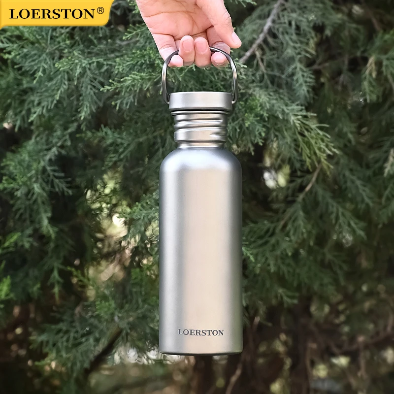Cycling Portable Sports Water Bottle Pure Titanium Reusable Drinking for Outdoor Camping Tourism Sports sports water bottle