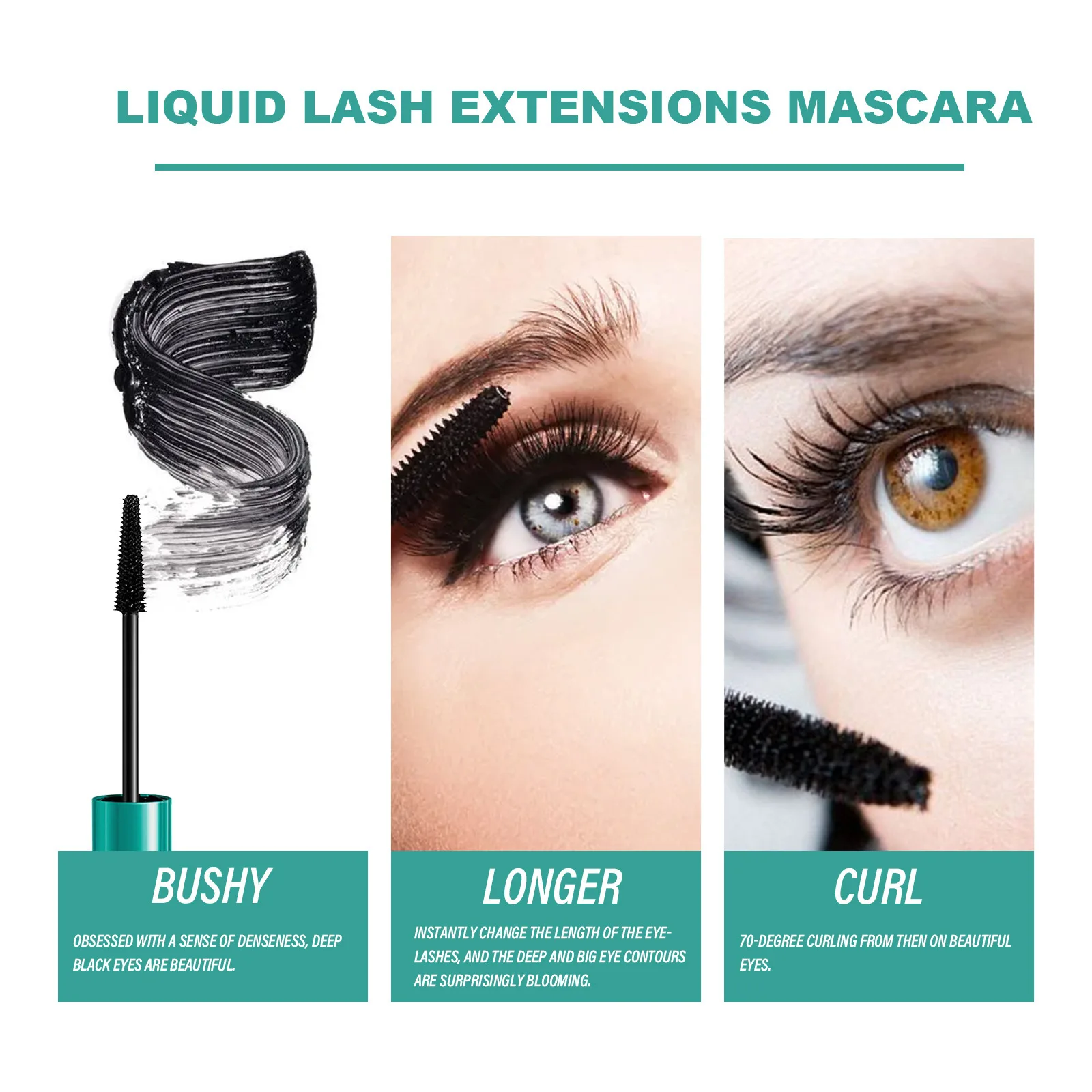 New Thrive Mascara Liquid Lash Extension Longer, Fuller, and, lash