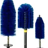 Car Wheel Multifunction Cleaning Brush Long Soft Handle Rim Hub Microfiber Brush Tire Detail Brush Auto Motorcycle Washing Tool