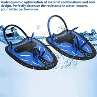 1 Pair Swim Hand Paddles, Professional Swimming Webbed Golves, For Water Sports Training 2