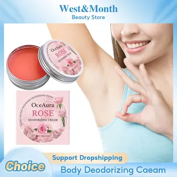 Rose Deodorant Body Cream Eliminate Odor Reduce Sweating Neutralize Armpit Smell Lasting Aroma Charming Refresh Fragrance Cream 1