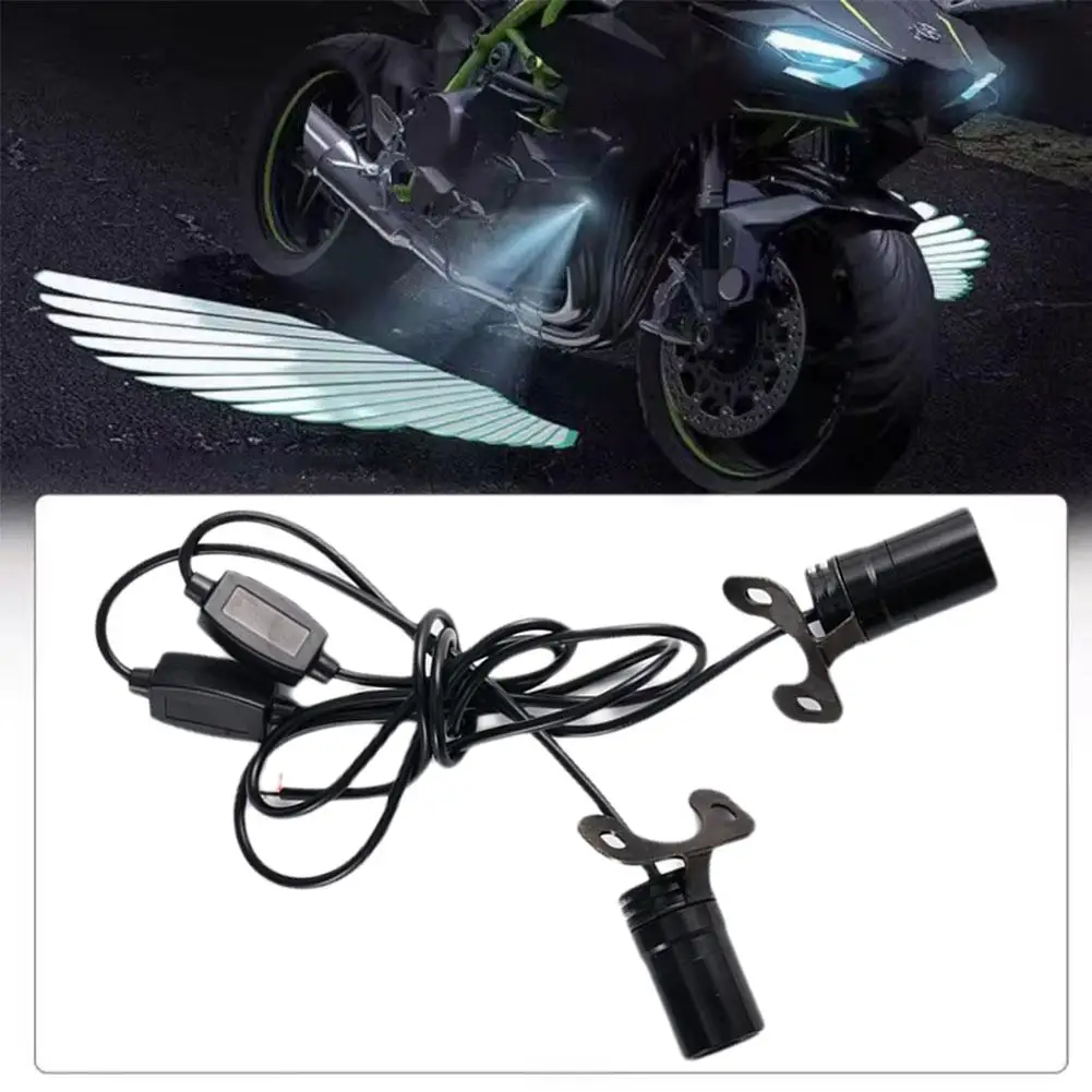 2Pcs Motorcycle LED Underbody Light Projector Ghost Angel Wings Light Motorcycle LED Decoration Lights,motorcycle led lights,motorcycle accessories