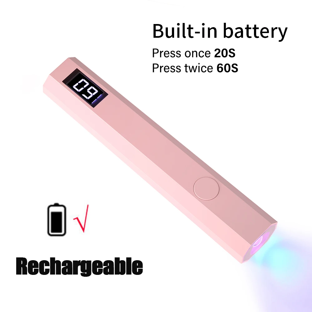 Handheld UV Light for Gel Nails Portable UV Nail Lamp thumbnail 2