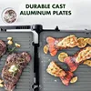 7-in-1 Multi-Function Contact Grill & Griddle, Healthy Ceramic Nonstick Aluminum,Adjustable Shade & Shear 5