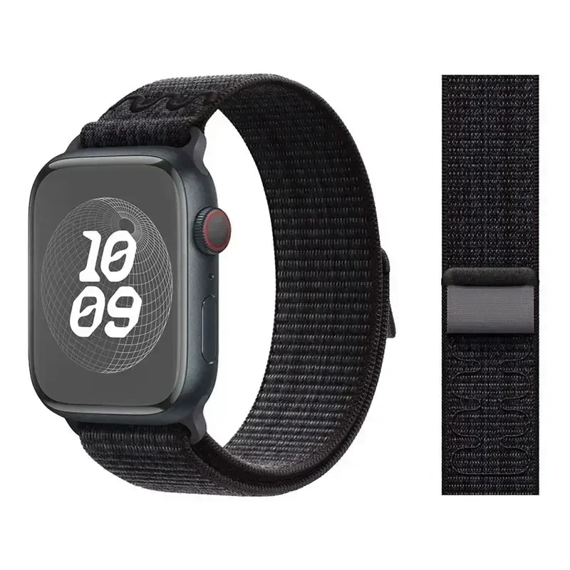 Premium Nylon Loop Strap for Apple Watch - Breathable and Stylish Bracelet Band