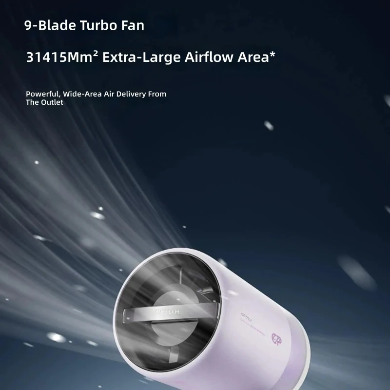 홈 오피스를 위한 휴대용 팬 강력한 38000RPM USB 3 속도 설정 10.5M/S 바람 출력