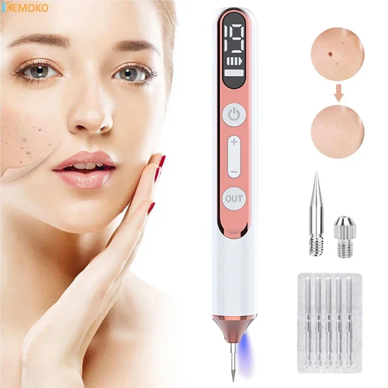 Laser Plasma Pen Needles Set Remover Skin Black Dots Laser Pen Wart Spot Freckle Tattoo Dark Nevus Flat Removal Face Skin Care