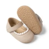 KIDSUN Baby Girls Shoes Multicolour Princess Toddlers Shoes Soft Soled Non-Slip Crib Shoes First Walkers 0-18M 2