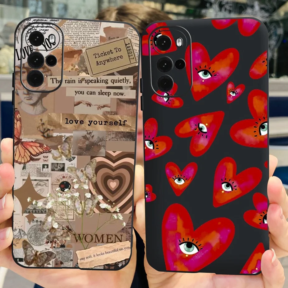 Fashionable Painted Soft Silicone Phone Case - Stylish Protective Back Cover