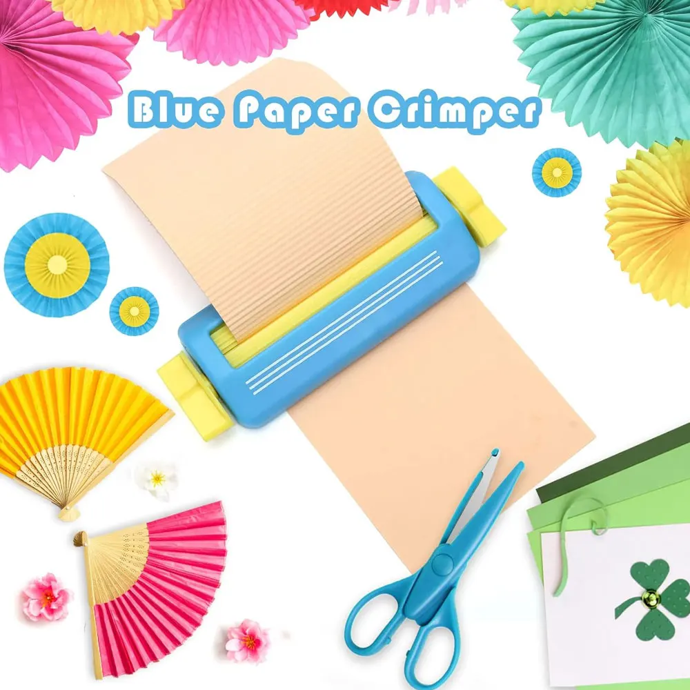 Paper creasing tool, wave-shaped tool, small paper creasing device, suitable for DIY crafts and scrapbook making and decoration. - 4