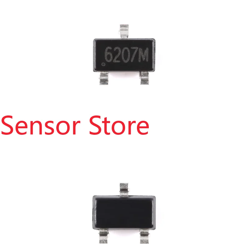 5PCS Original Authentic CC6207MST SOT-23 Full Polarity Micro-power Hall Effect Switch Sensor.