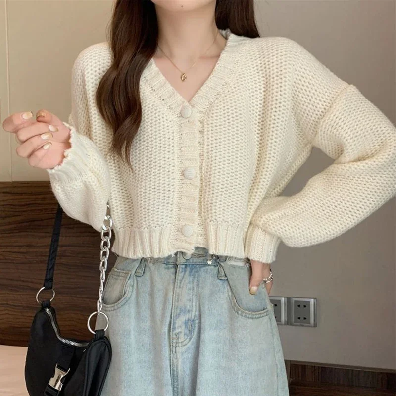 Laid Back CROPPED KNITTED SWEATER 2サイズ Laid Back CROPPED KNITTED SWEATER 2サイズ