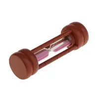 Maroon Wood Sandglass Timer Teeth Brushing Special Needs Therapy Math Exercising Hourglass 1,2,3,5 Minutes 1