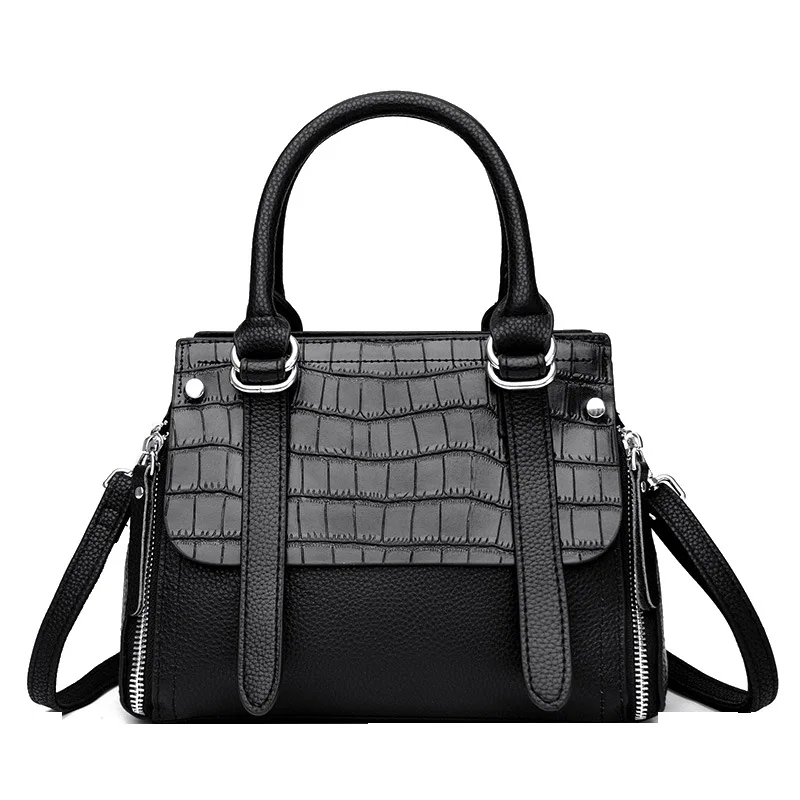 

Genuine Leather Handbag Trend Large Capacity Crossbody Bags Wholesale High-End Single Shoulder Handbags