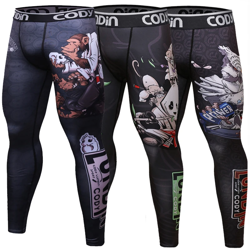 Buy Wholesale China Men Compression Pants Running Leggings Quick
