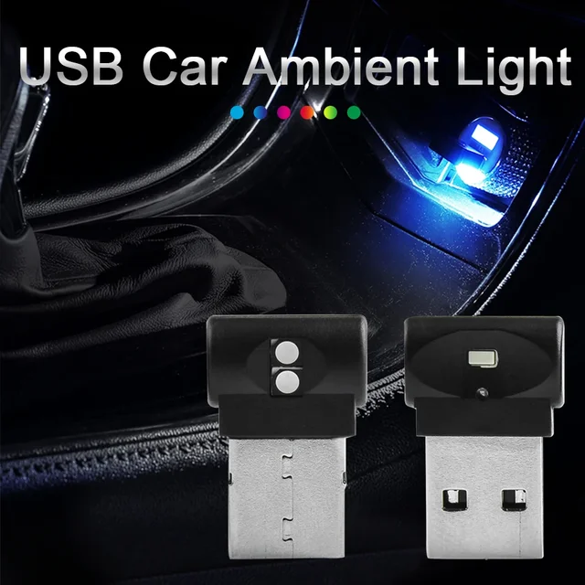 Mini USB LED Car Light Auto Interior Atmosphere Light Emergency Lighting Light PC Auto Colorful Decorative Lamp Car Accessories 6