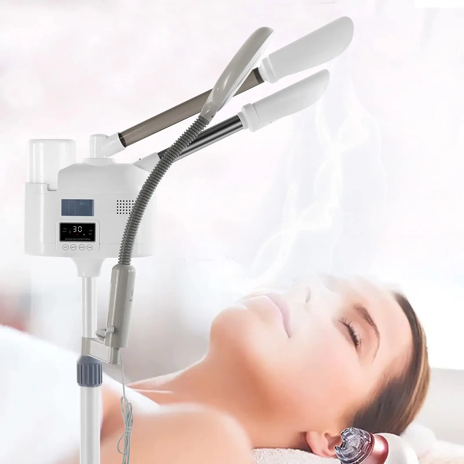 Beauty Salon Beauty Spray Facial Steamer Machine Single Tube Face Instrument Skin Care Hot Spray Instrument