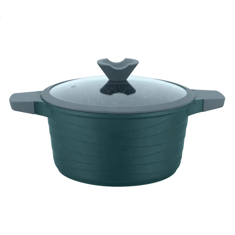 China Factory OEM Granite Coating Aluminum Cooking Set Cookware with  Removable Handle - China Cookware Set and Cookware price