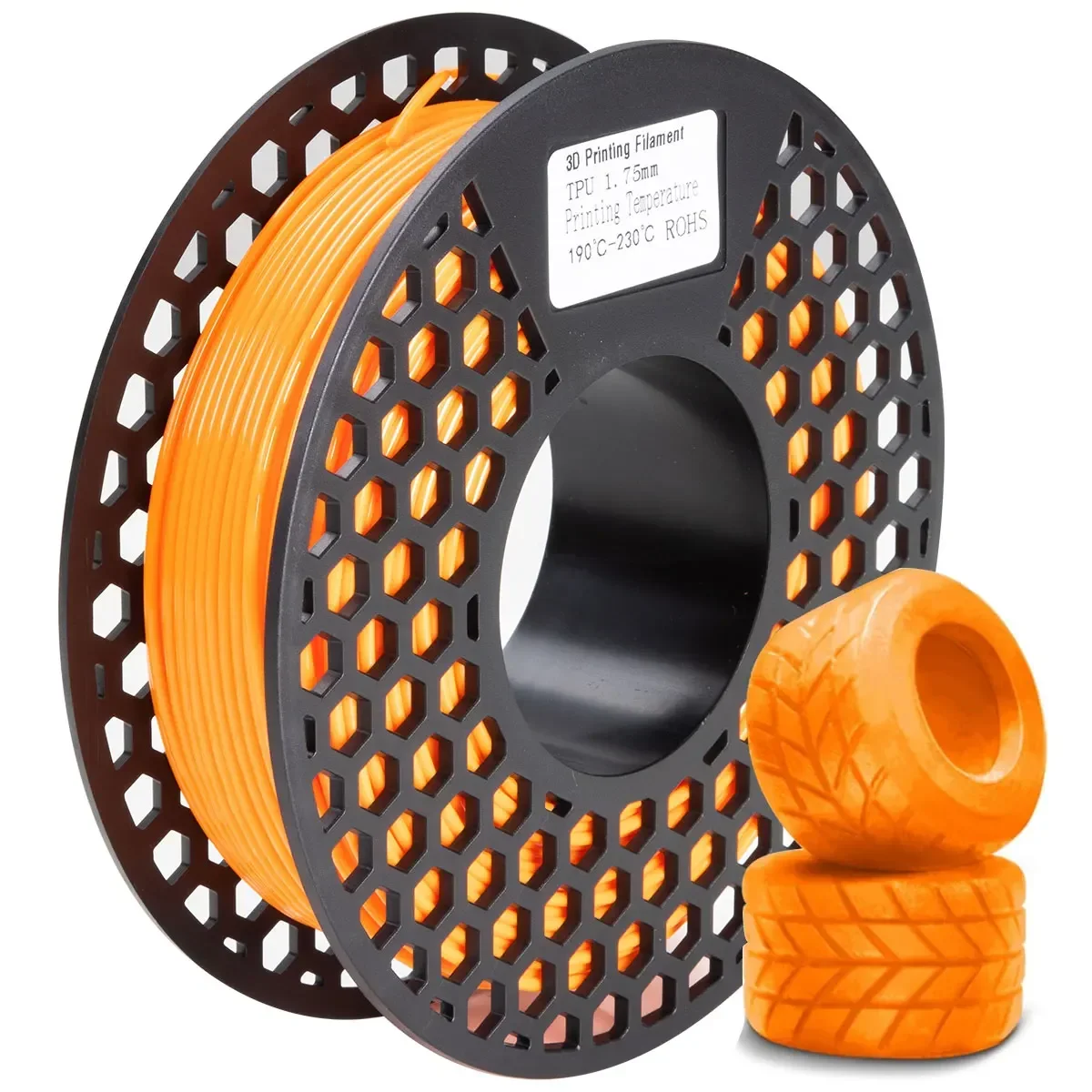 KCAMEL TPU 3D-Drucker-Filament 200 g 3D-Druckmaterial 1,75 mm flexibles Filament für 3D-Drucker