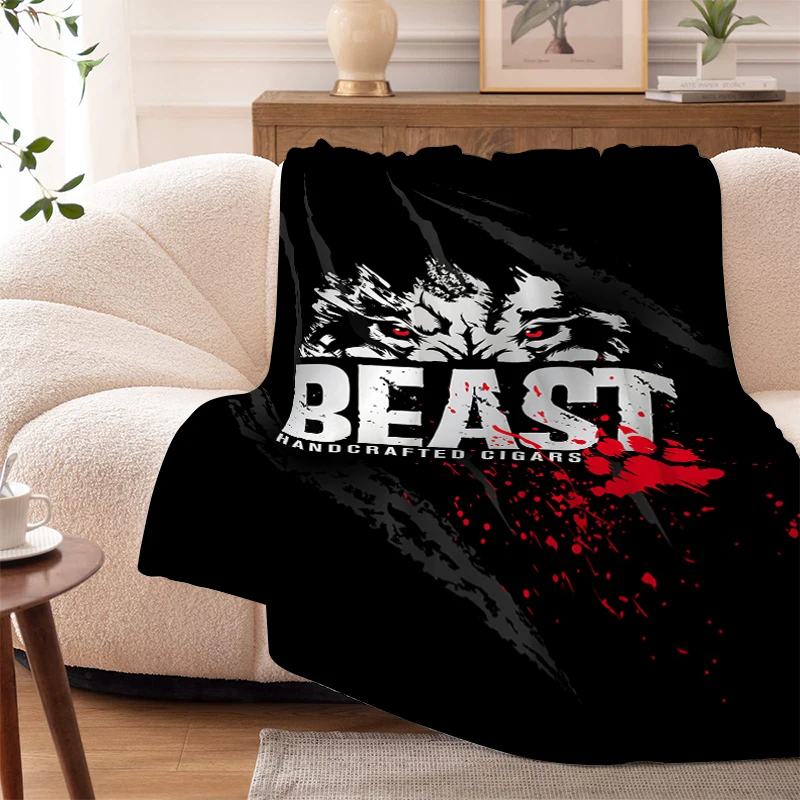 

Fluffy Soft Blankets for Winter Mr Beasts Microfiber Bedding Decorative Warm Knee Bed Fleece Camping Nap Custom Sofa Blanket
