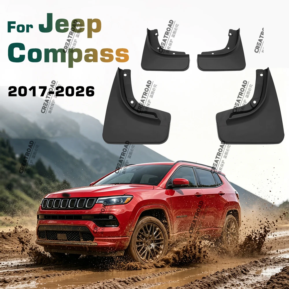 Für Jeep Compass Kotflügel Schmutzfänger Spritzschutz Schmutzschutzbleche Auto-Zubehör