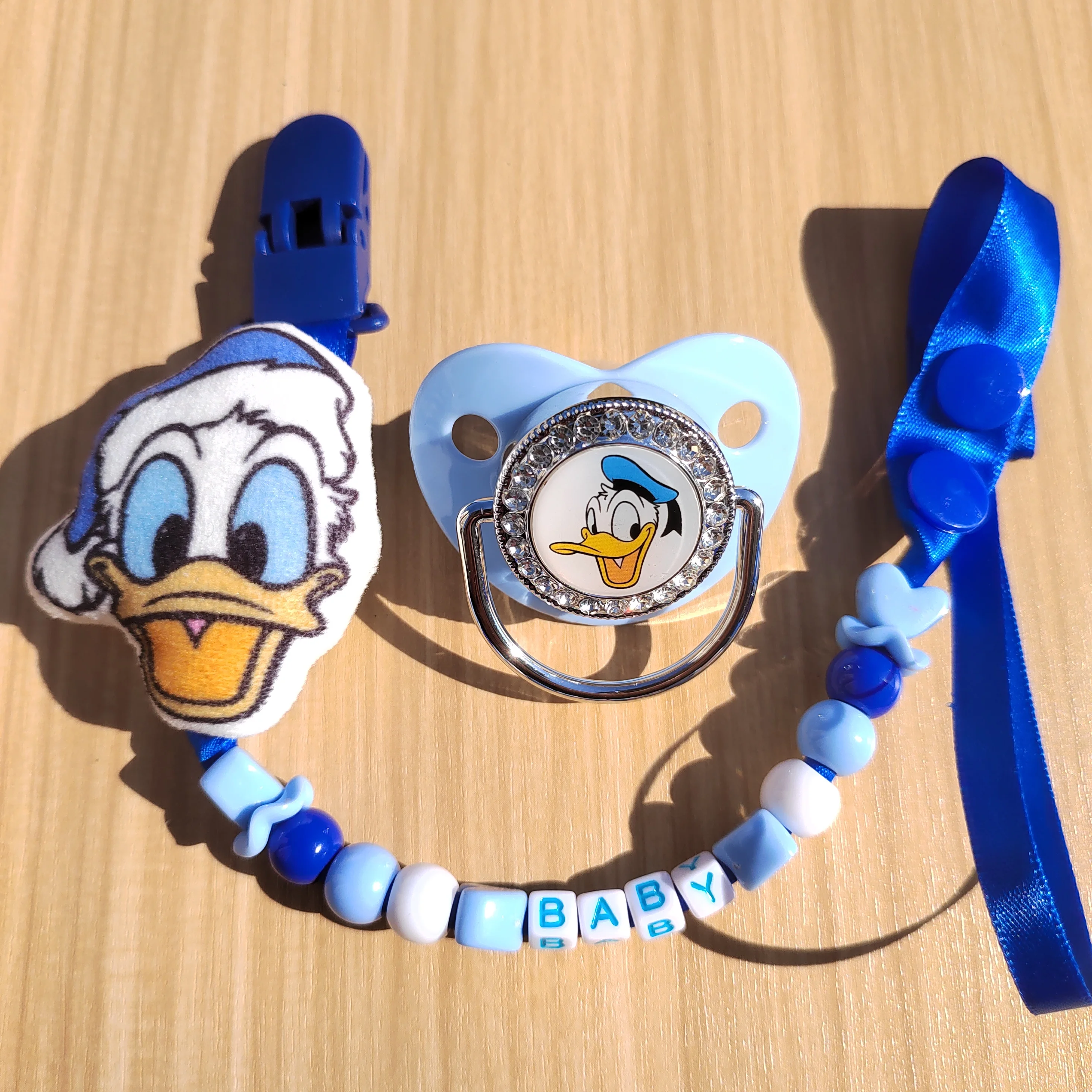 Baby Pacifier with letter chain Clip BPA-free Luxury Bling Pacifier Silicone dummy 0-18M pacifier clip pacifier chain pacifier accessories